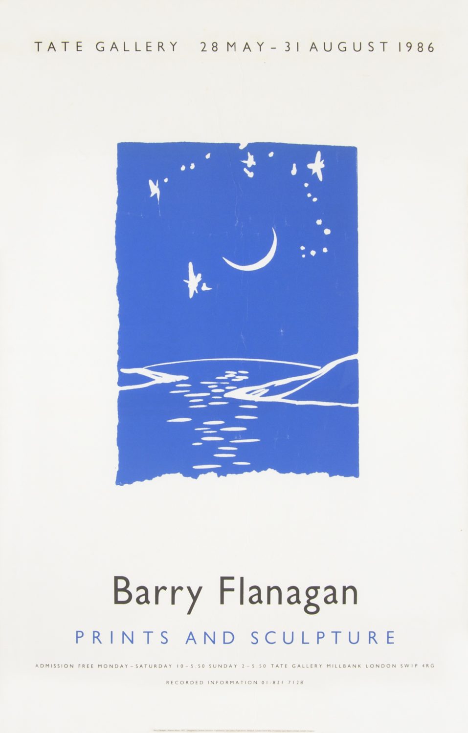 ‘Barry Flanagan: prints 1970 – 1983’, Tate Gallery, London (1986)